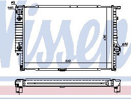 BMW Е32 {E34 87-93} Радиатор охлаждения  (NISSENS) (NRF) (GERI) (см.каталог) на BMW e34 (БМВ е34) - цена, наличие, описание