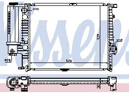 BMW E34 Радиатор охлаждения (см.каталог) на BMW e34 (БМВ е34) - цена, наличие, описание